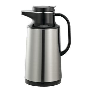 482-HPS101 1 liter Coffee Server w/ Stainless Shell, Brushed Stainless, Black