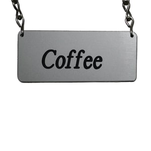 482-IDCHCF ID Chain for Airpot Cover Ups, COFFEE, 3 1/2 x 1 1/2"