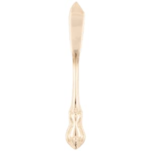 861-CRWNGLDBK 6 1/2" Butter Knife - Gold Plated, Crown Royal Pattern
