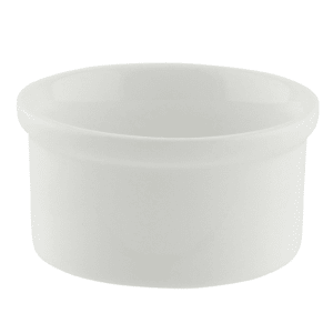 861-WTR25RIMCUP 2 oz Porcelain Ramekin w/ Rim, White