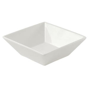 861-WTR5SQFLRBWL 5 1/4" Square Porcelain Bowl w/ 8 oz Capacity, White