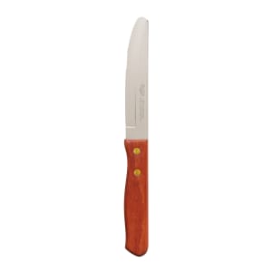 175-48148 Steak Knife - Round Tip, Jumbo Wood Handle