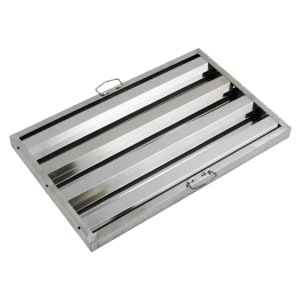 080-HFS1625 Hood Baffle Filter - 16"W x 25"L, Stainless