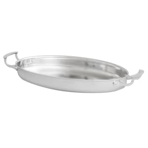 175-49442 3-3/4 qt Miramar® Display Cookware Oval Au Gratin - Stainless Steel, Induction Ready