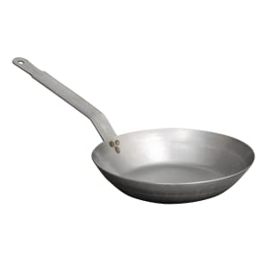 175-58900 8 1/2" Carbon Steel Frying Pan w/ Solid Metal Handle - Induction Ready