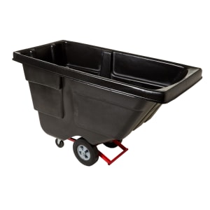 007-1304 1/2 cu yd Trash Cart w/ 450 lb Capacity, Black