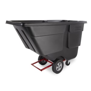 007-1314 1 cu yd Trash Cart w/ 850 lb Capacity, Black