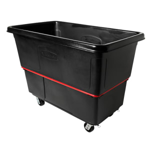 007-472700BLACK 1 cu yd Trash Cart w/ 1200 lb Capacity, Black