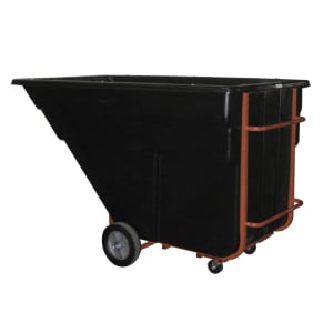 007-FG102542BLA 1 1/2 cu yd Trash Cart w/ 1200 lb Capacity, Black