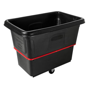 007-FG471200BLA Trash Cart w/ 800 lb Capacity, Black