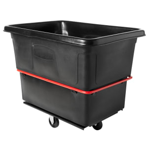 007-FG472000BLA Trash Cart w/ 1200 lb Capacity, Black