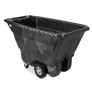 007-FG9T1400BLA 1/2 cu yd Trash Cart w/ 850 lb Capacity, Black