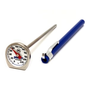 007-FGTHP220DS 1" Dial Type Pocket Thermometer w/ 5" Stem, 0 to 220 Degrees F