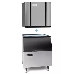 159-CIM1136FAB40PS 932 lb Elevation Series™ Full Cube Ice Machine w/ Bin - 344 lb Storage, Air Cooled, 208-230v