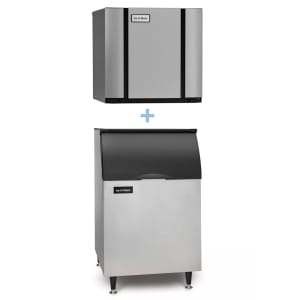 159-CIM1136HAB55PS 932 lb Half Cube Ice Machine w/ Bin - 510 lb Storage, Air Cooled, 208-230v/1ph