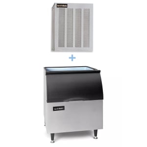 159-GEM0956AB40PS 1053 lb Nugget Ice Machine w/ Bin - 344 lb Storage, Air Cooled, 208-230v/1ph