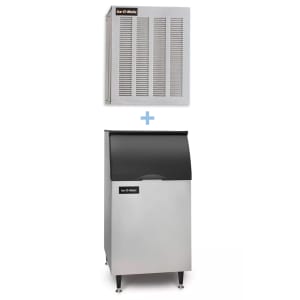159-GEM0956AB42PS 1053 lb Nugget Ice Machine w/ Bin - 351 lb Storage, Air Cooled, 208-230v/1ph