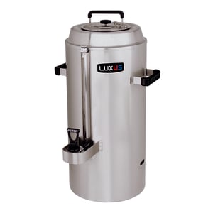 Fetco L4S-10 Luxus, (2), 1 Gallon Thermal Coffee Dispenser, with stand  PRE-OWNED