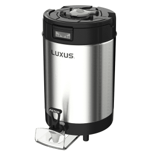 766-D453 2 gal LUXUS® Thermal Coffee Dispenser, Black/Stainless Steel