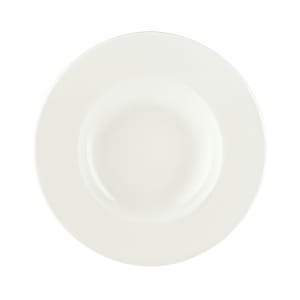 024-9331230 11 7/8" Round Porcelain Plate - Fine Dining Pattern, White
