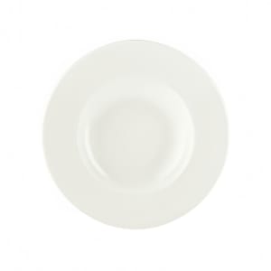024-9331228 11" Round Porcelain Plate - Fine Dining Pattern, White