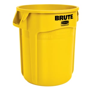 007-2620Y 20 gallon Brute Trash Can - Plastic, Round, Food Rated