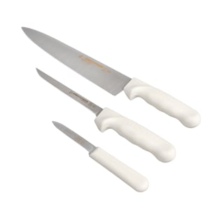 135-20393 SANI-SAFE® Cutlery Set w/ 10" Cooks, 6" Boning & 3 1/4" Paring Knife...