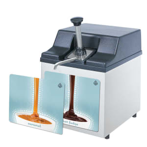 003-85070 3 qt Hot Fudge Warmer - 1/8 oz Increments, 120v