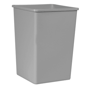 007-3958GR 35 gallon Commercial Trash Can Liner - Plastic, Square