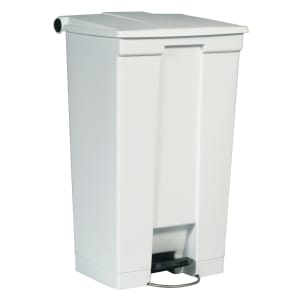Rubbermaid FG614600WHT 23 gal Step-On Container - White