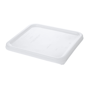 007-6509 8 3/4" Square Space Saver Lid - White Poly