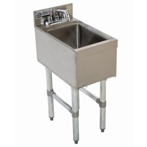 161-CRHS12 Commercial Hand Sink w/ 14"L x 10"W x 7"D Bowl, Standard Faucet