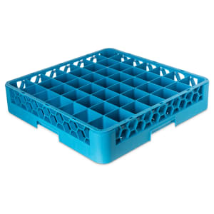 028-RG4914 OptiClean™ Glass Rack w/ (49) Compartments - Blue