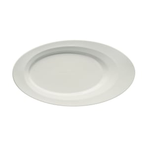 024-9122618 7" x 3-1/2" Oval Allure Platter - Porcelain, Bone White