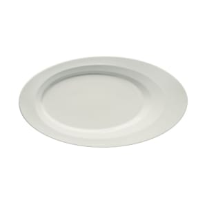 024-9122630 11-1/2" x 6-1/4" Oval Allure Platter - Porcelain, Bone White