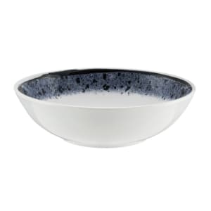 024-913316863076 7" Round Shabby Chic Bowl w/ 27 oz Capacity - Porcelain, Blue Stone