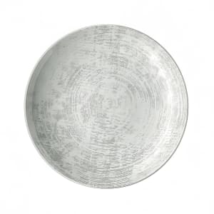 024-933123263070 12 5/8" Round Shabby Chic Plate - Coupe, Porcelain, Structure Gray