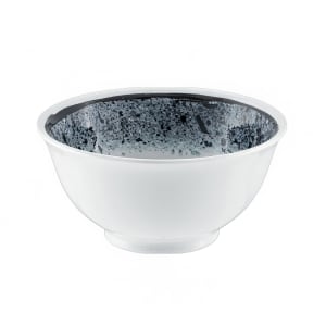 024-933666463076 5" Round Shabby Chic Bowl w/ 10 1/8 oz Capacity - Porcelain, Blue Stone