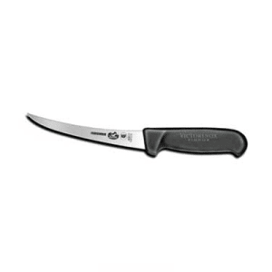 037-47517 Curved Flexible Boning Knife w/ 6" Blade, Black Fibrox® Nylon Handle