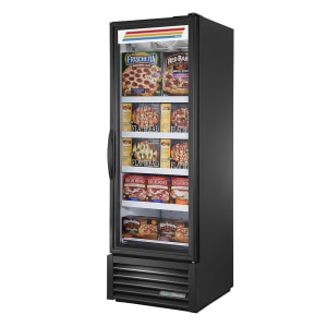 598-FLM27FTSL01 27" One Section Display Freezer w/ Swing Door - Bottom Mount Compressor, Black, 115v