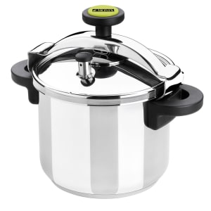 347-013204 8 1/2 qt Pressure Cooker w/ Plastic Handles, Stainless Steel