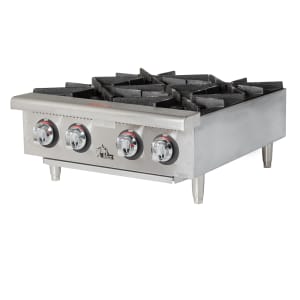 062-604HF 24" Gas Hotplate w/ (4) Burners & Manual Controls