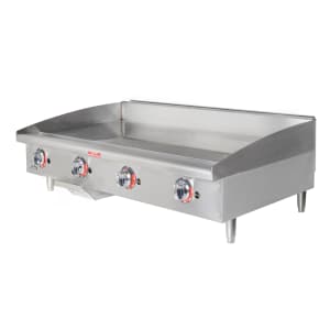 062-648TF 48" Gas Griddle w/ Thermostatic Controls - 1" Steel Plate, Convertible