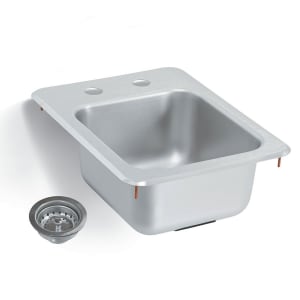 002-1734C (1) Compartment Drop-in Sink - 10" x 11"