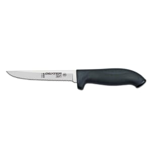 135-36003 5" Stamped Utility Knife w/ Scalloped Edge, Carbon Steel