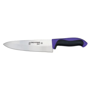 135-36005P 8" Stamped Chef's Knife w/ Straight Edge, Carbon Steel