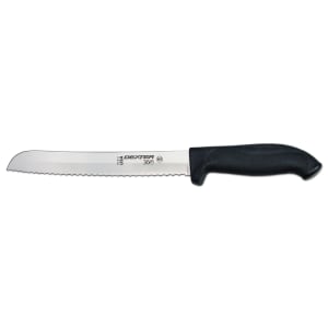 135-36007 8" Stamped Bread Knife w/ Scalloped Edge, Carbon Steel