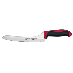 135-36008R 9" Stamped Slicer Knife w/ Scalloped Edge, Carbon Steel