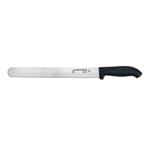 135-36011 12" Stamped Slicer Knife w/ Scalloped Edge, Carbon Steel