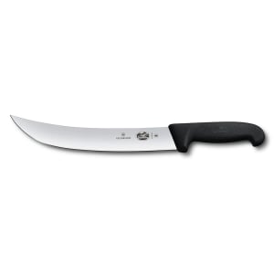 Victorinox 5.7303.25 Curved Cimeter Knife w/ 10&quot; Blade, Black Fibrox® Pro Handle